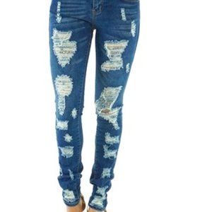 Super Ripped Denim Jeans